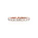 DBK Low Dome Shared Prong Eternity Band with 10 Pointer Diamonds