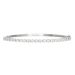Diamond Bangle with 12 Pointer Diamonds Half Way Around