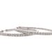 3cttw Diamonds Hoops 1.5 Inches Wide