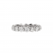 DBK Low Dome Shared Prong Eternity Band with 20 Pointer Diamonds