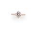 Modified DBK Classic 2.0 Solitaire Engagement Ring with Hidden Halo