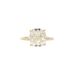 Cushion Cut DBK Classic Solitaire Setting With Diamond Basket & Bridge