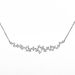Scattered Diamond Bar Necklace