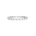 Single Prong Diamond Eternity Band with 3 Pointer Diamonds