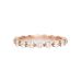 Single Prong Diamond Eternity Band with 5 Pointer Diamonds