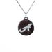Diamond Initial Disc Pendant
