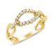 Diamond Link Ring