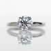 DBK Classic Solitaire Setting With Diamond Basket Only in White Gold