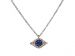 Clustered Pavé Evil Eye Necklace