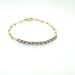 Paperclip Link & Diamond Tennis Bracelet