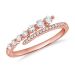 Graduated Diamond Wrap Ring