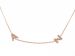 Double Initial Dainty Necklace