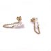 Pearl Studs With Chain