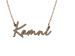 Bespoke Diamond Name Plate Necklace