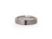 Men's Black Diamonds & Brushed Wedding Band