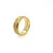 Men's 7mm Wide Wedding Band With Matte Center & Shiny Edges