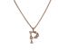 Rose Cut Letter Pendant