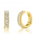 Baguette & Round Diamond Ear Cuff