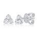 Tri-Pavé Diamond Studs