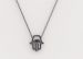 DBK Hamsa Necklace With Gem Stone Eye - Medium